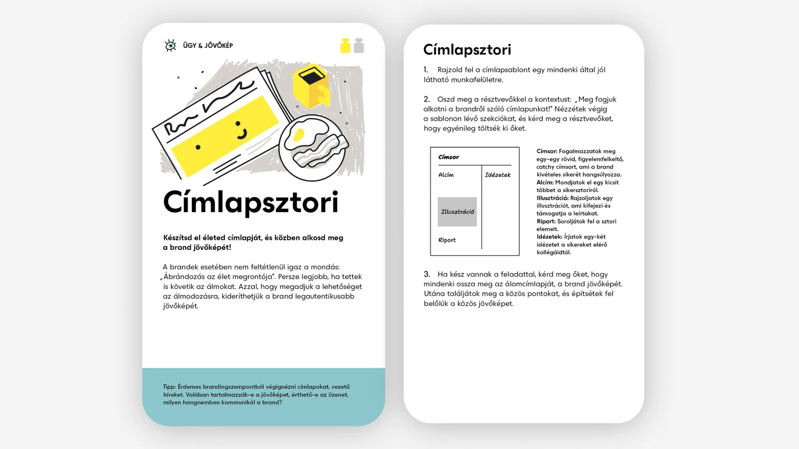 Címlapstory kártya: ábra