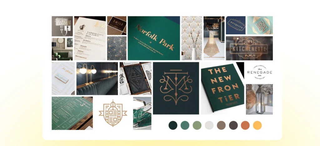 Általános moodboard példa