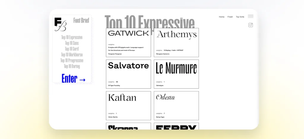 Font Brief