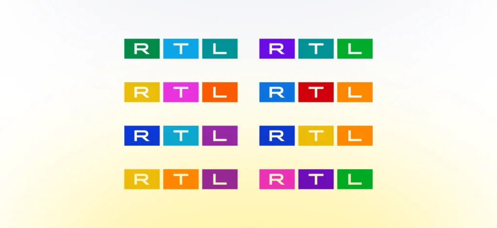 Az RTL vizuális arculata